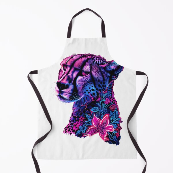 Artikelvorschau, Afrikanischer Leopard | „Futuristische Neon-Tierkunst“ entworfen und verkauft von Naturalite19.
