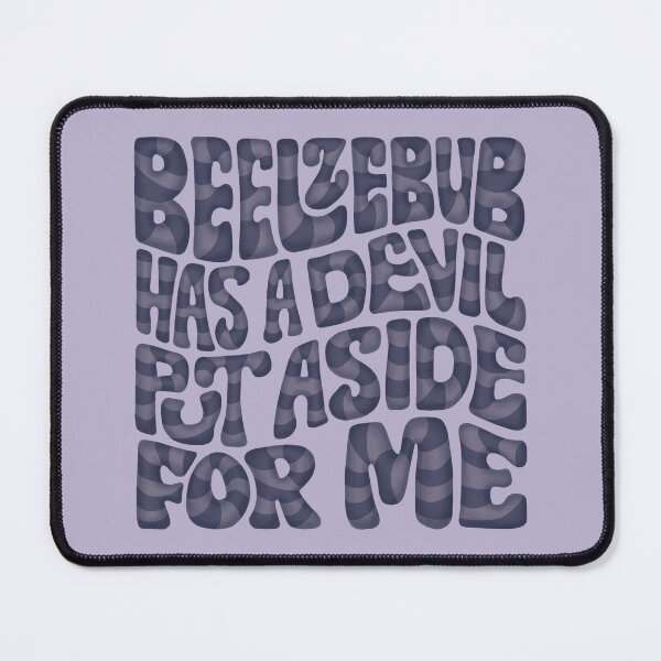 Item preview, Beelzebub Word Art designed and sold by Unhinged Heather.