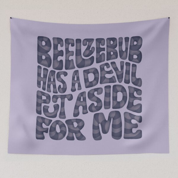 Item preview, Beelzebub Word Art designed and sold by Unhinged Heather.