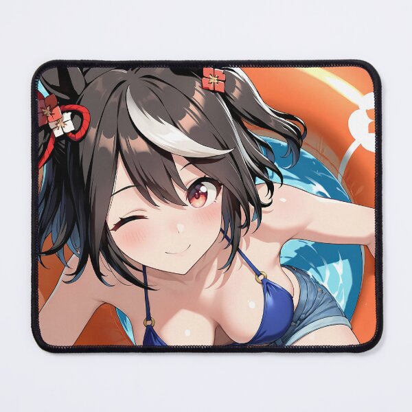 Item preview, Kitasan Black Uma Musume Pretty Derby Pool Float Summer Anime Girl Waifu designed and sold by Raslbazola.