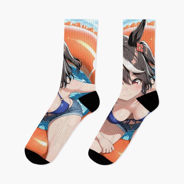 Item preview, Kitasan Black Uma Musume Pretty Derby Pool Float Summer Anime Girl Waifu designed and sold by Raslbazola.