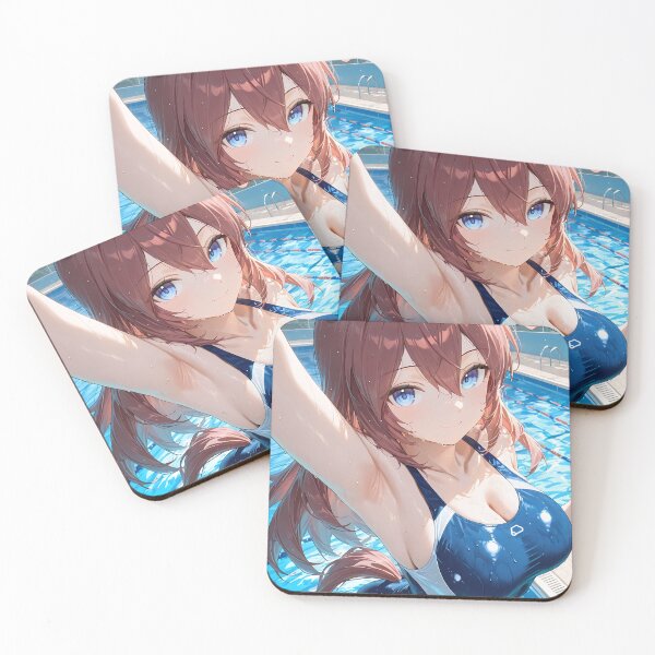 Item preview, Uma Musume Mihono Bourbon Pretty Derby Anime Girl Waifu Poolside Summer Glow designed and sold by Raslbazola.