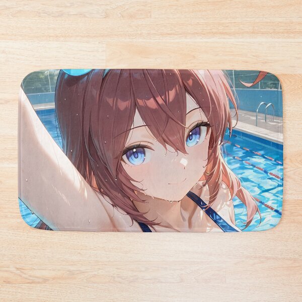 Item preview, Uma Musume Mihono Bourbon Pretty Derby Anime Girl Waifu Poolside Summer Glow designed and sold by Raslbazola.
