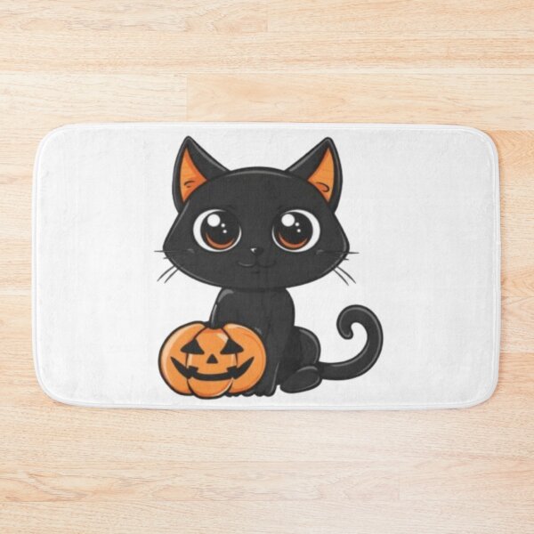 Item preview, Halloween Cat With pumpkin designed and sold by szydelkowanika.