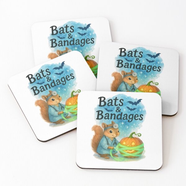 Item preview, Bats & Bandages – Cute Squirrel Physician Halloween Design for Medical Students & New Doctors designed and sold by ClinicalHubs.