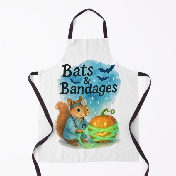 Item preview, Bats & Bandages – Cute Squirrel Physician Halloween Design for Medical Students & New Doctors designed and sold by ClinicalHubs.