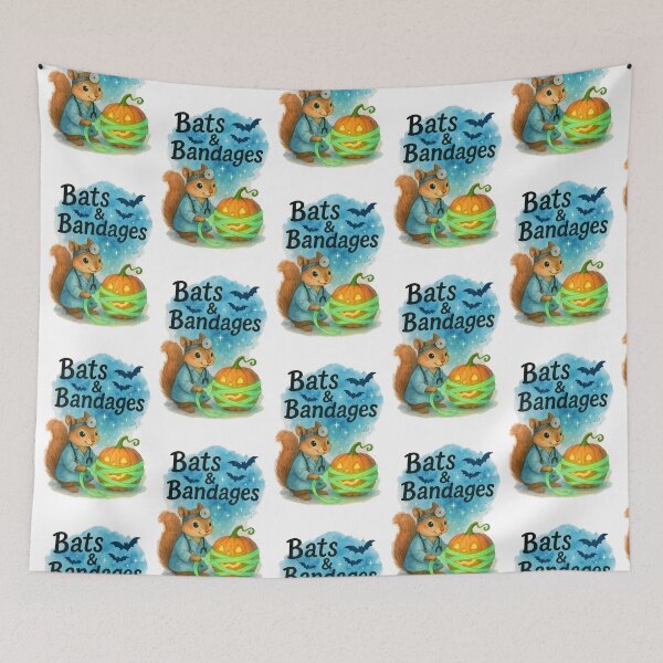 Item preview, Bats & Bandages – Cute Squirrel Physician Halloween Design for Medical Students & New Doctors designed and sold by ClinicalHubs.