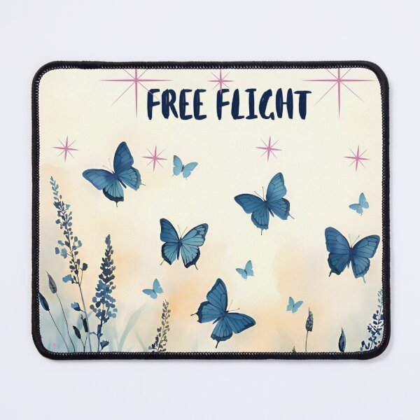 Item preview, Watercolor Free Flight Blue Butterflies designed and sold by Ciervo Primavera.