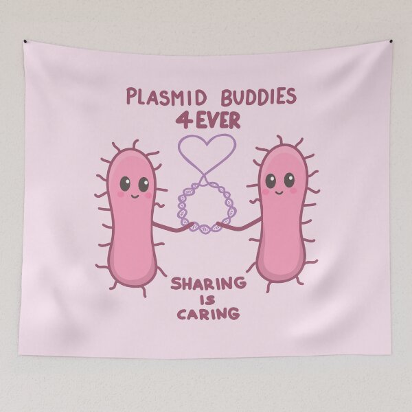 Item preview, Plasmid Buddies - Conjugation & Horizontal Gene Transfer designed and sold by CuteLabz.