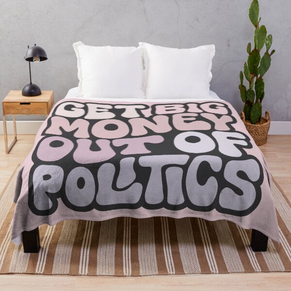 Item preview, Get Big Money Out Of Politics Word Art designed and sold by Unhinged Heather.