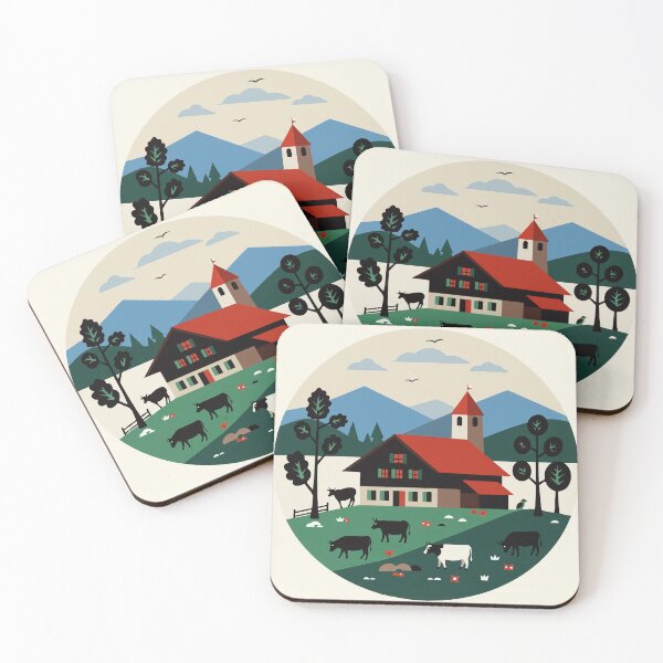 Item preview, Swiss landscape designed and sold by Design4uStudio.