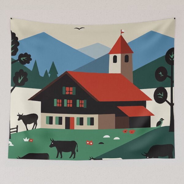 Item preview, Swiss landscape designed and sold by Design4uStudio.