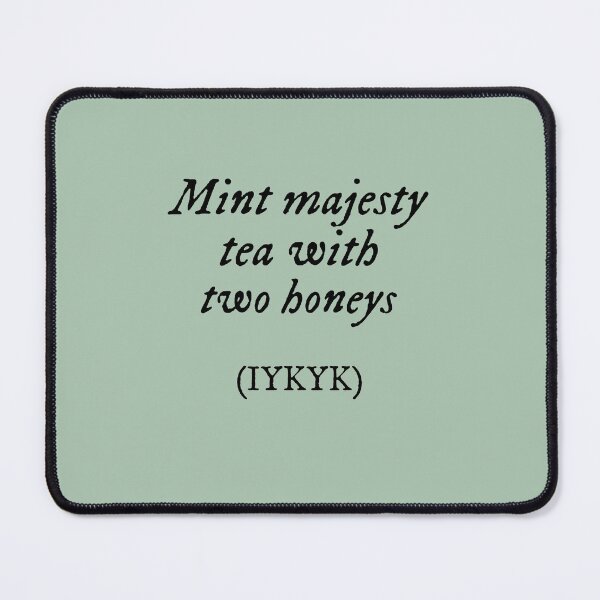 Item preview, Mint Majesty Tea With Two Honeys Charlie Kirk Tribute designed and sold by Desert Manna Designs.