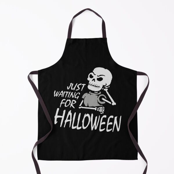 Item preview, Skeleton Just Waiting For Halloween Angry Eager Impatient designed and sold by shirt-o-mat.