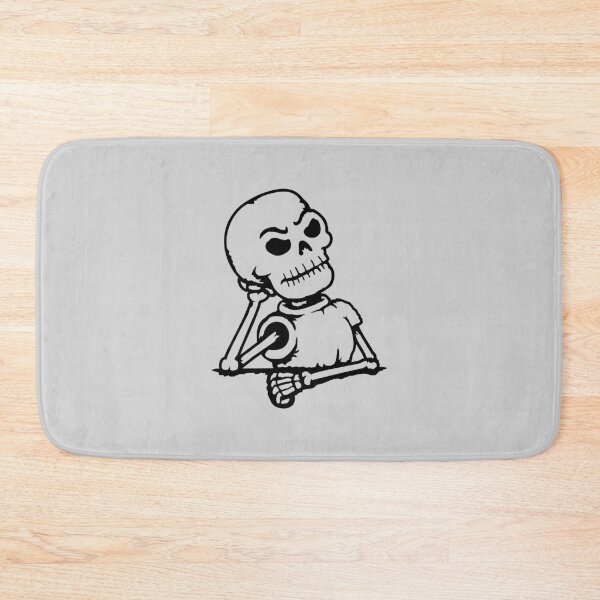 Item preview, Impatient Skeleton Waiting Halloween Eager Longing Angry Funny designed and sold by shirt-o-mat.