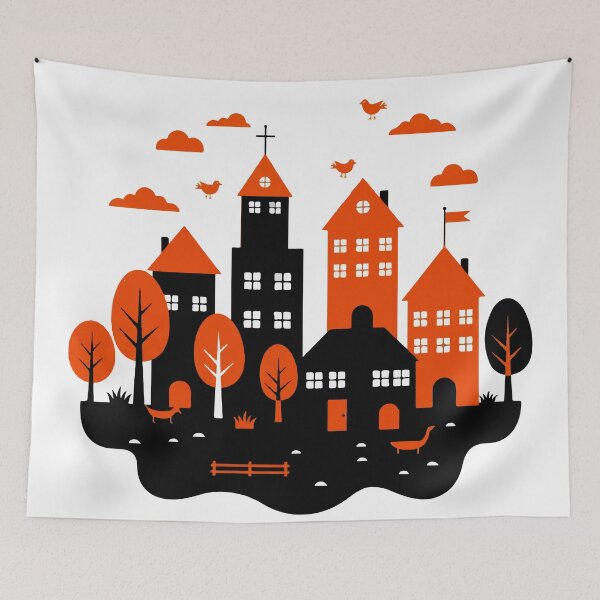 Item preview, A stylish rural or urban scene designed and sold by Design4uStudio.