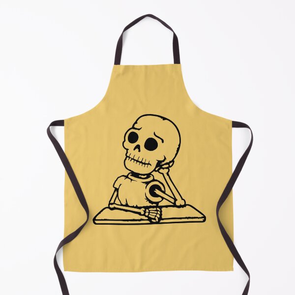 Item preview, Sad Skeleton Waiting Halloween Eager Longing School Student designed and sold by shirt-o-mat.