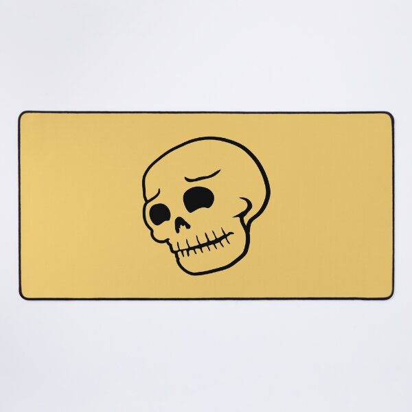 Item preview, Sad Skeleton Skull Bones Halloween Spooky Grim Melancholy designed and sold by shirt-o-mat.