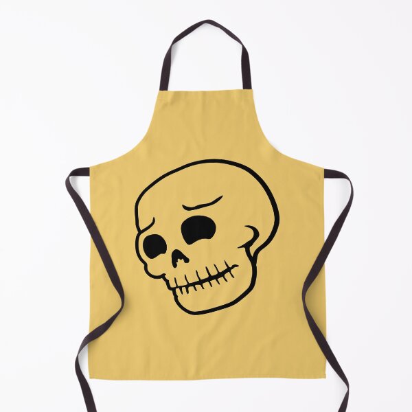 Item preview, Sad Skeleton Skull Bones Halloween Spooky Grim Melancholy designed and sold by shirt-o-mat.
