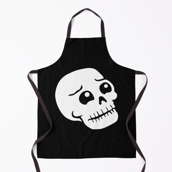 Item preview, Sad Skeleton Skull Bones Halloween Spooky Grim Melancholy designed and sold by shirt-o-mat.