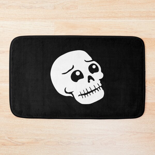 Item preview, Sad Skeleton Skull Bones Halloween Spooky Grim Melancholy designed and sold by shirt-o-mat.