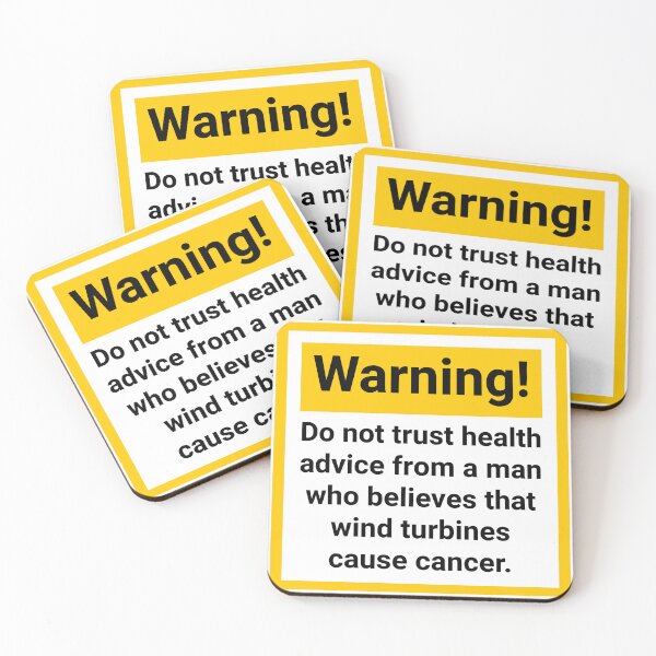 Item preview, Funny anti Trump public health warning sign.  designed and sold by Rachel the Artist .