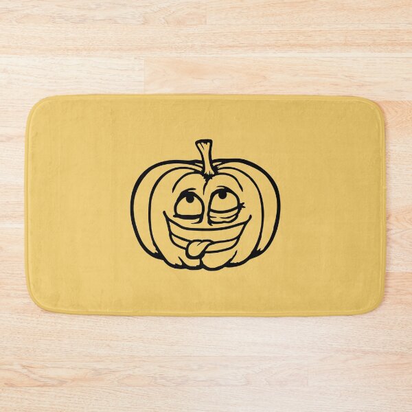 Item preview, Crazy Pumpkin Weird Grimace Cross Eyed Halloween Funny designed and sold by shirt-o-mat.