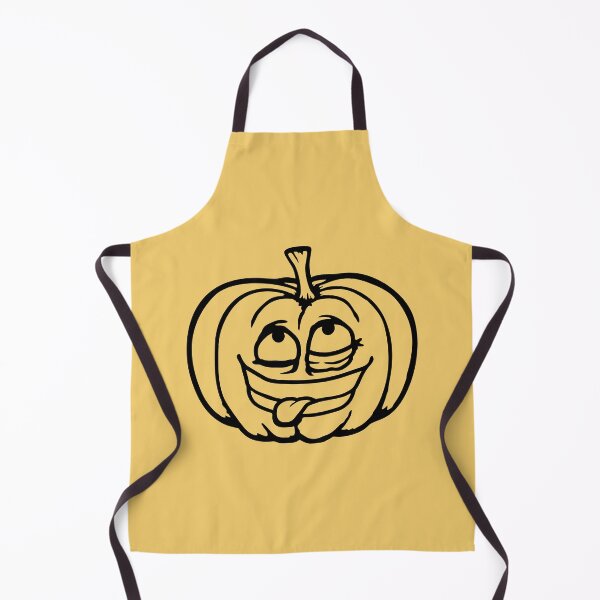 Item preview, Crazy Pumpkin Weird Grimace Cross Eyed Halloween Funny designed and sold by shirt-o-mat.