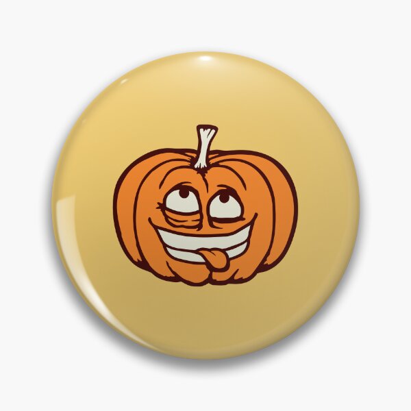 Item preview, Crazy Pumpkin Weird Grimace Cross Eyed Halloween Funny designed and sold by shirt-o-mat.