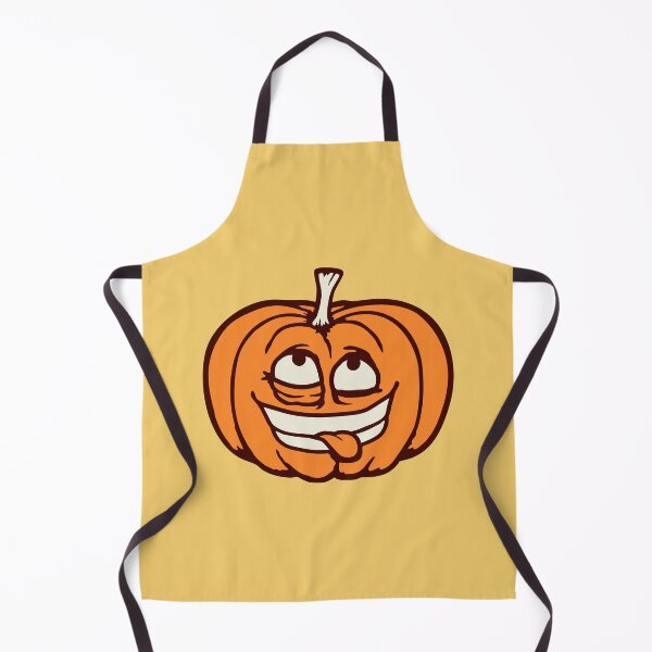 Item preview, Crazy Pumpkin Weird Grimace Cross Eyed Halloween Funny designed and sold by shirt-o-mat.