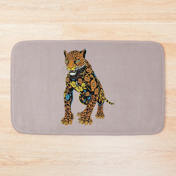 Item preview, Cheetah with Yellow and Orange Flowers designed and sold by Naturalite19.