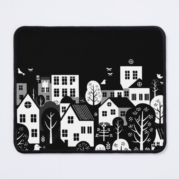 Item preview, Black and white urban illustration designed and sold by Design4uStudio.
