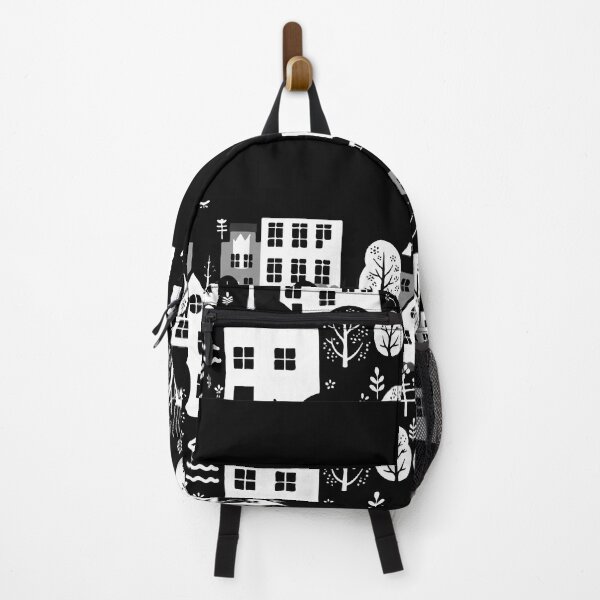Item preview, Black and white urban illustration designed and sold by Design4uStudio.