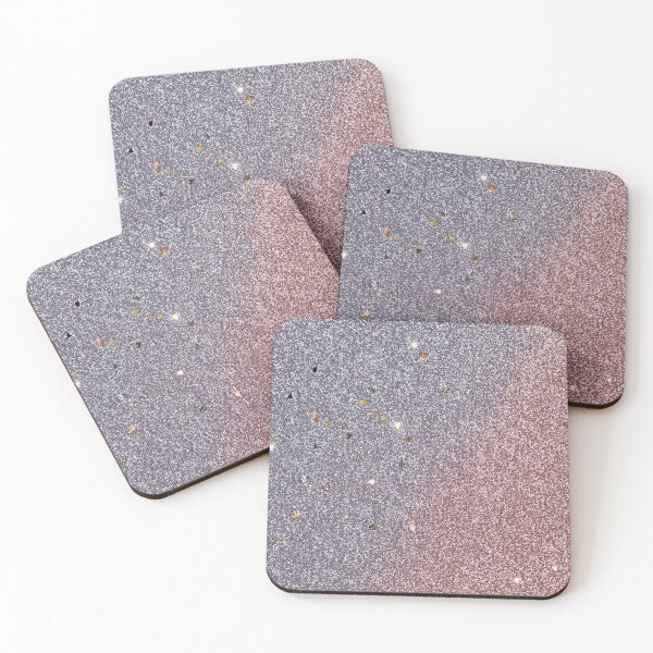 Item preview, Navy blue Pink Glitter Gradient with Confetti designed and sold by SassyArtistry.