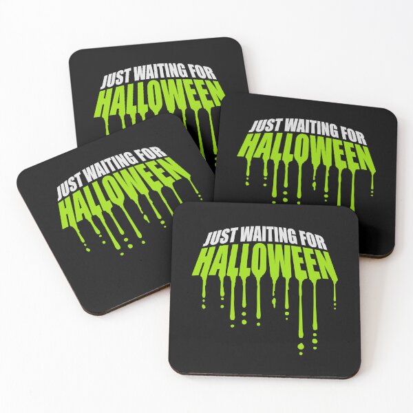 Item preview, Just Waiting For Halloween Slime Drops Graffiti Style designed and sold by shirt-o-mat.