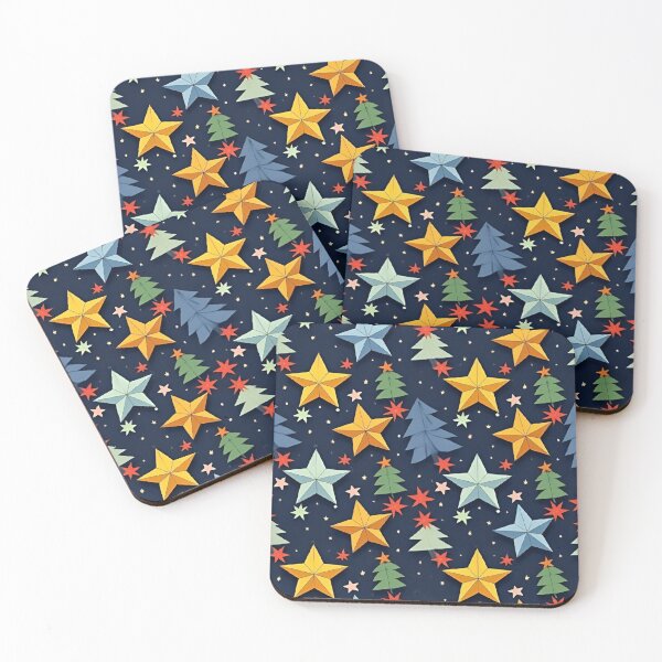 Item preview, Infinite Stars with Christmas Trees designed and sold by Ciervo Primavera.