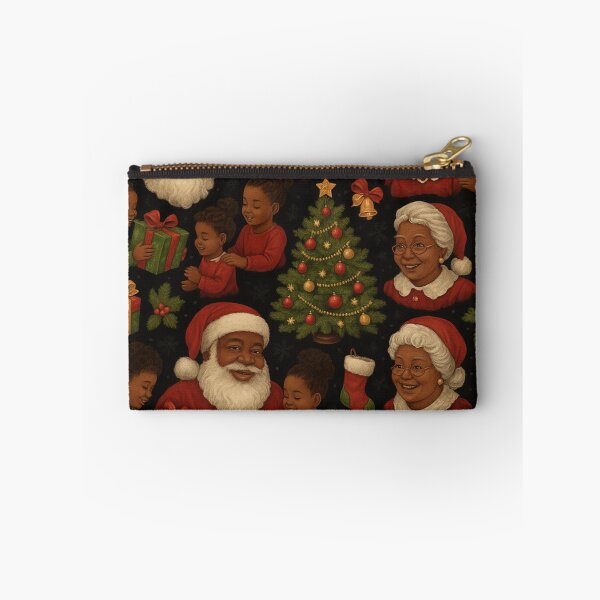 Item preview, Black Santa Christmas – African American Family Holiday All Over Print designed and sold by getpressedshirt.