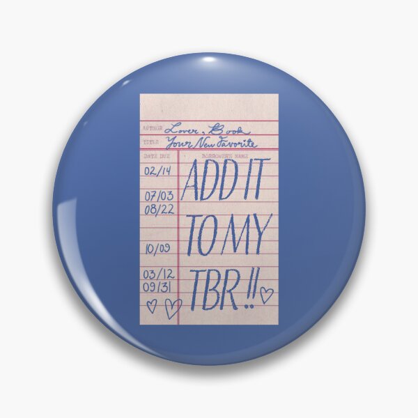 Item preview, Add it to my TBR! library card designed and sold by SloaneDesigns.