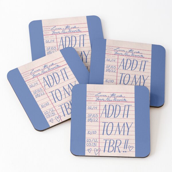 Item preview, Add it to my TBR! library card designed and sold by SloaneDesigns.
