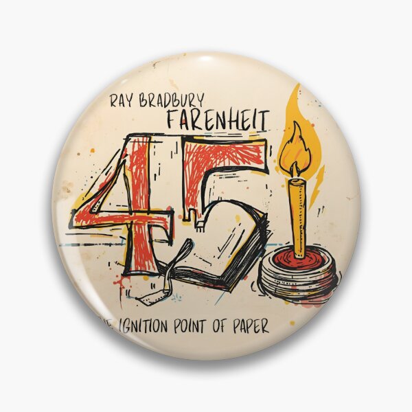 Item preview, 'Farenheit 451' by Ray Bradbury designed and sold by Filologica.