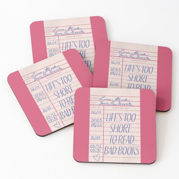 Item preview, Life's too short to read bad books library card designed and sold by SloaneDesigns.