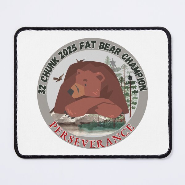 Item preview, Chunk 32 Fat Bear Week Champion 2025 (4) designed and sold by CRGreatStuff.