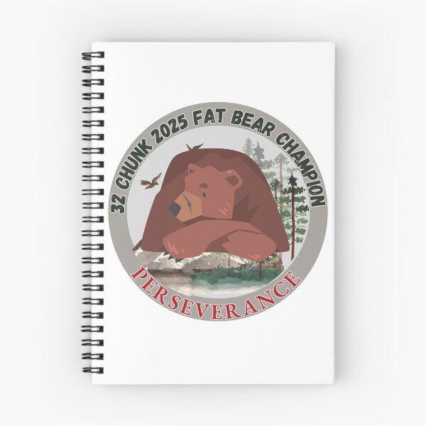 Item preview, Chunk 32 Fat Bear Week Champion 2025 (4) designed and sold by CRGreatStuff.