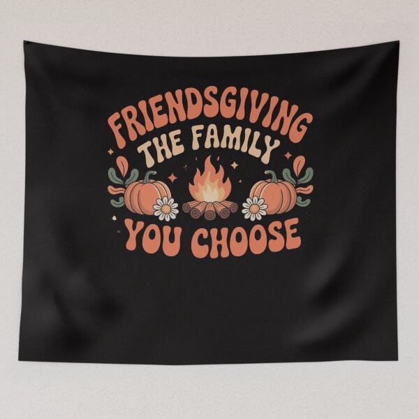 Item preview, Friendsgiving The Family You Choose Funny Thanksgiving Quote designed and sold by MagicSD Designs.