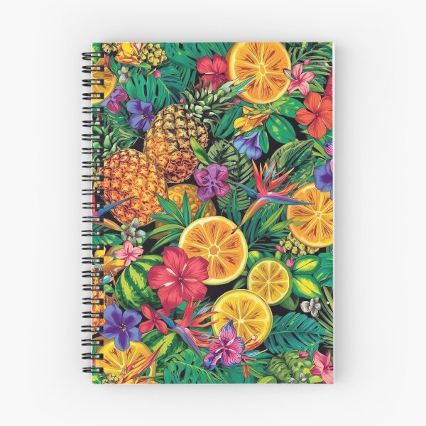 Item preview, Maximalist Tropicana Pattern- Neon Fruit Pool Party designed and sold by Esterlane.