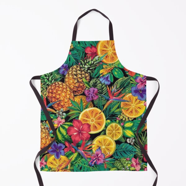 Item preview, Maximalist Tropicana Pattern- Neon Fruit Pool Party designed and sold by Esterlane.