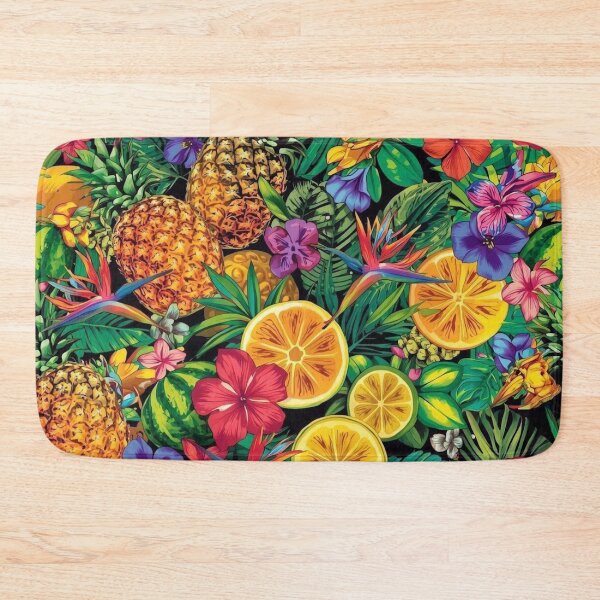 Item preview, Maximalist Tropicana Pattern- Neon Fruit Pool Party designed and sold by Esterlane.