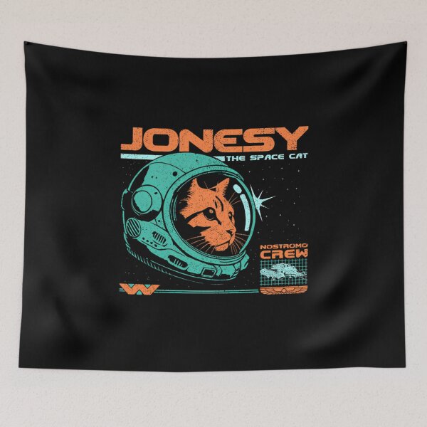 Item preview, Jonesy The Space Cat  designed and sold by Joannetdresli.