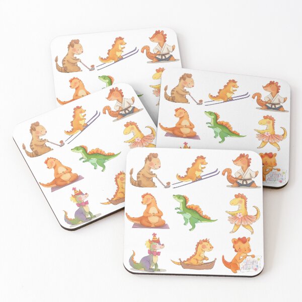 Item preview, Dinosaurs Playing, Dancing, and Exploring designed and sold by DariaOltes.