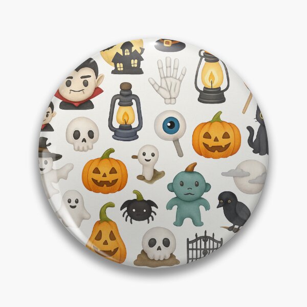 Item preview, Halloween Scarecrow Sticker & Pin designed and sold by สุธรรมาท  ทองกร.